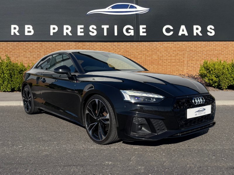 Black Audi A5 2.0 TFSI 35 Edition 1 Coupe 2dr Petrol S Tronic Euro 6 s/s 150 ps